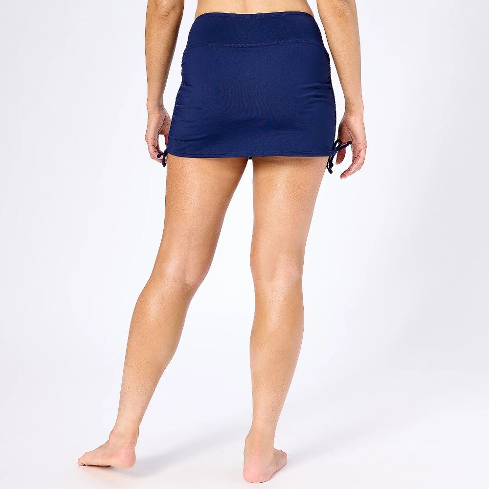 Lands End Control Adjustable Swim Skirt - Navy Sz 20W a625928